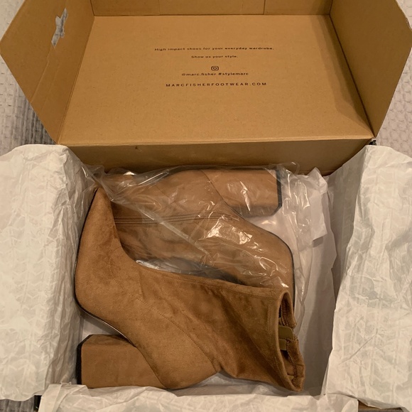 Marc Fisher Shoes - Tan Marc Fisher, Mid Boot